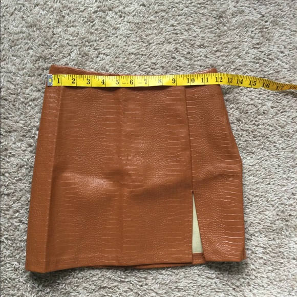 Flame In Your Heart Croc Mini Skirt - Picture 8 of 11